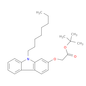 Acetic acid, 2-[(9-octyl-9H-carbazol-2-yl)oxy]-, 1,1-dimethylethyl ester