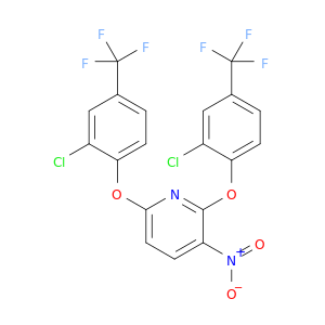Pyridine, 2,6-bis[2-chloro-4-(trifluoromethyl)phenoxy]-3-nitro-