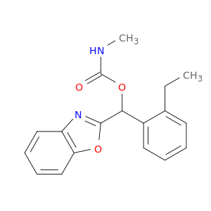 2-Benzoxazolemethanol, a-(2-ethylphenyl)-,methylcarbamate (ester) (9CI)