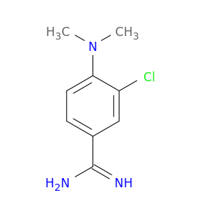 3-Chloro-4-(dimethylamino)benzene-1-carboximidamide