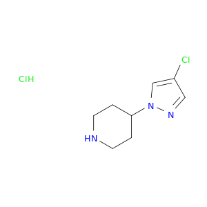 哌啶,4-(4-氯-1H-吡唑-1-基)-,盐酸盐(1：1)