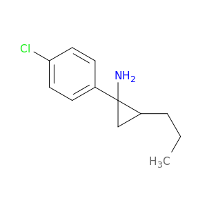 1-(4-chlorophenyl)-2-propylcyclopropan-1-amine