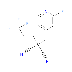 Propanedinitrile, [(2-fluoro-4-pyridinyl)methyl](3,3,3-trifluoropropyl)-