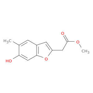 2-(6-羟基-5-甲基苯并呋喃-3-基)乙酸甲酯