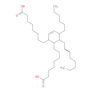 3-Cyclohexene-1,2-dioctanoic acid, 5-hexyl-6-(2-octenyl)-