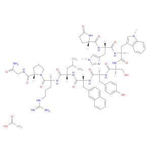6-[3-(2-萘)-D-丙氨酸]促黄体激素刺激因子醋酸盐
