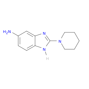 1H-Benzimidazol-5-amine, 2-(1-piperidinyl)-