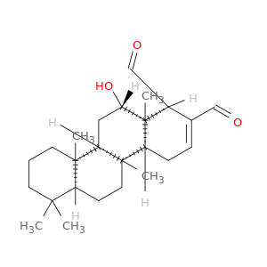1,2-Chrysenedicarboxaldehyde,1,4,4a,4b,5,6,6a,7,8,9,10,10a,10b,11,12,12a-hexadecahydro-12-hydroxy-4b,7,7,10a,12a-pentamethyl-,(1R,4aS,4bR,6aS,10aS,10bR,12S,12aS)-