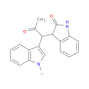2H-Indol-2-one, 1,3-dihydro-3-[1-(1H-indol-3-yl)-2-oxopropyl]-
