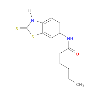 Hexanamide, N-(2,3-dihydro-2-thioxo-6-benzothiazolyl)-