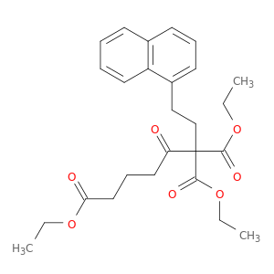triethyl 7-(naphthalen-1-yl)-4-oxoheptane-1,5,5-tricarboxylate