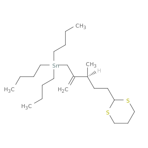 Stannane, tributyl[(3S)-5-(1,3-dithian-2-yl)-3-methyl-2-methylenepentyl]-