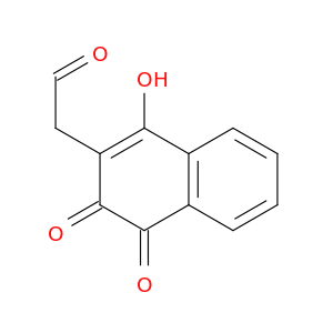 (1-hydroxy-3,4-dioxo-3,4-dihydronaphthalen-2-yl)acetaldehyde