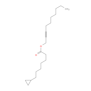 Cyclopropaneheptanoic acid, 2-decynyl ester
