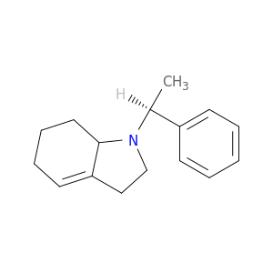 1H-Indole, 2,3,5,6,7,7a-hexahydro-1-[(1S)-1-phenylethyl]-