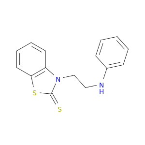 2(3H)-Benzothiazolethione,3-[2-(phenylamino)ethyl]-