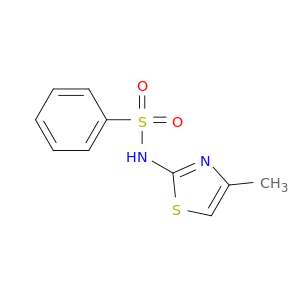Benzenesulfonamide, N-(4-methyl-2-thiazolyl)-