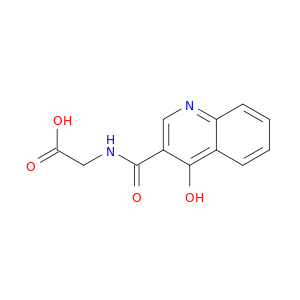 2-[(4-Hydroxyquinolin-3-yl)formamido]acetic Acid