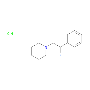 Piperidine, 1-(2-fluoro-2-phenylethyl)-, hydrochloride