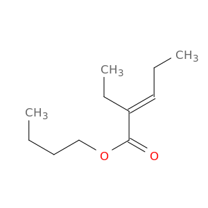 2-Pentenoic acid, 2-ethyl-, butyl ester, (E)-