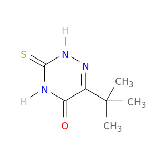 1,2,4-Triazin-5(2H)-one, 6-(1,1-dimethylethyl)-3,4-dihydro-3-thioxo-