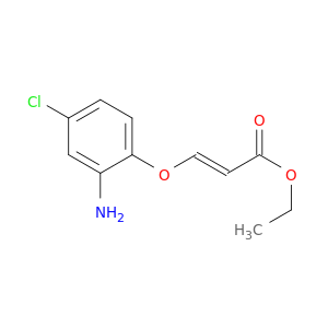 2-Propenoic acid, 3-(2-amino-4-chlorophenoxy)-, ethyl ester, (2E)-