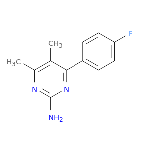 4-(4-氟苯基)-5,6-二甲基-2-嘧啶胺