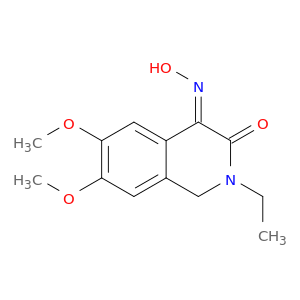 3,4-Isoquinolinedione, 2-ethyl-1,2-dihydro-6,7-dimethoxy-, 4-oxime, (E)-