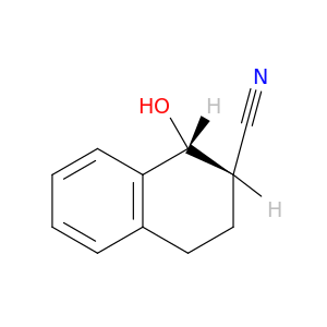 2-Naphthalenecarbonitrile, 1,2,3,4-tetrahydro-1-hydroxy-, cis-
