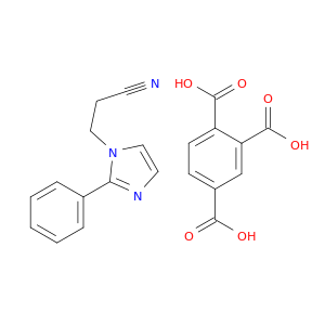 1,2,4-苯甲酸,Compd。用2-苯基-1H-咪唑-1-丙烯腈(1:?)