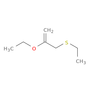 1-Propene, 2-ethoxy-3-(ethylthio)-