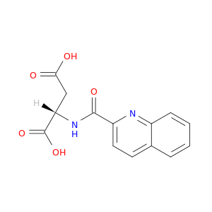 L-Asparticacid, N-(2-quinolinylcarbonyl)-