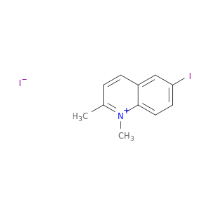 Quinolinium, 6-iodo-1,2-dimethyl-, iodide