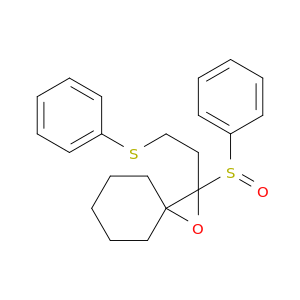 1-Oxaspiro[2.5]octane, 2-(phenylsulfinyl)-2-[2-(phenylthio)ethyl]-