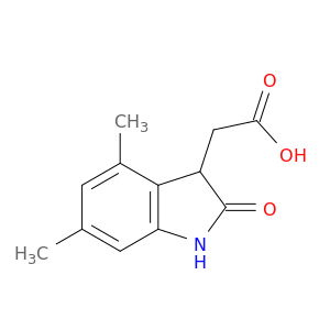 2-(4,6-二甲基-2-氧代吲哚-3-基)乙酸