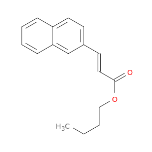 2-Propenoic acid, 3-(2-naphthalenyl)-, butyl ester, (2E)-