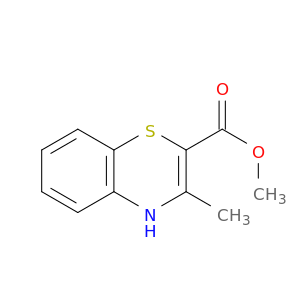 4H-1,4-Benzothiazine-2-carboxylic acid, 3-methyl-, methyl ester