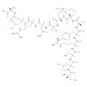 L-Alanine,L-seryl-L-leucyl-L-seryl-L-arginyl-L-tyrosyl-L-alanyl-L-lysyl-L-leucyl-L-alanyl-L-asparaginyl-L-arginyl-L-leucyl-(9CI)