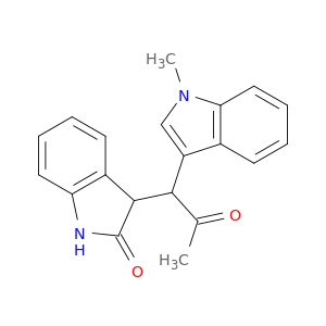 2H-Indol-2-one, 1,3-dihydro-3-[1-(1-methyl-1H-indol-3-yl)-2-oxopropyl]-