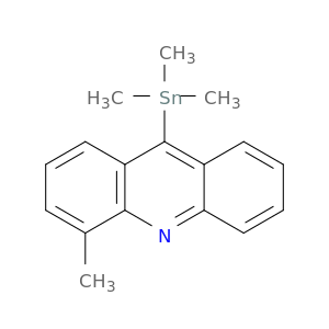 Acridine, 4-methyl-9-(trimethylstannyl)-