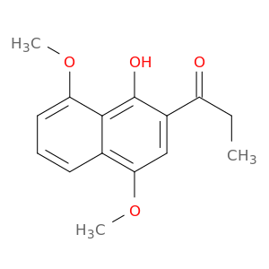 1-Propanone, 1-(1-hydroxy-4,8-dimethoxy-2-naphthalenyl)-