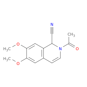 1-Isoquinolinecarbonitrile, 2-acetyl-1,2-dihydro-6,7-dimethoxy-