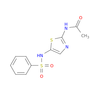 Acetamide, N-[5-[(phenylsulfonyl)amino]-2-thiazolyl]-