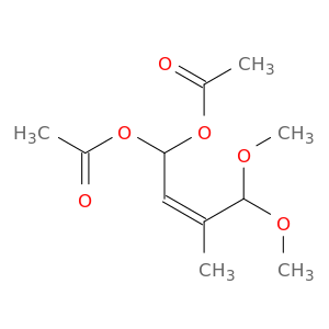 2-Butene-1,1-diol, 4,4-dimethoxy-3-methyl-, diacetate, (Z)-