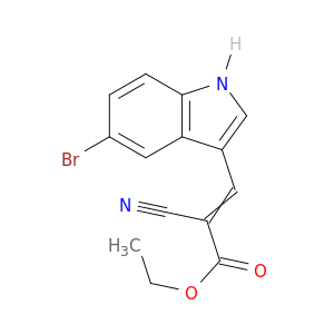 3-(5-溴-1H-吲哚-3-基)-2-氰基-2-丙烯酸乙酯