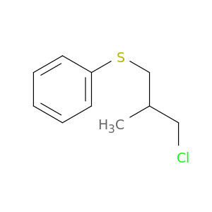 Benzene, [(3-chloro-2-methylpropyl)thio]-
