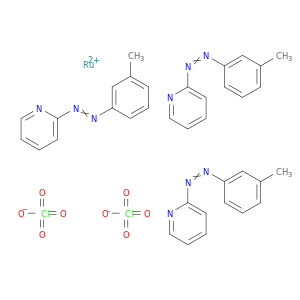 Ruthenium(2+), tris[2-[(3-methylphenyl)azo]pyridine]-, diperchlorate