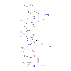 L-Tyrosinamide, N-acetyl-L-alanyl-L-alanyl-L-lysyl-L-alanyl-L-alanyl-