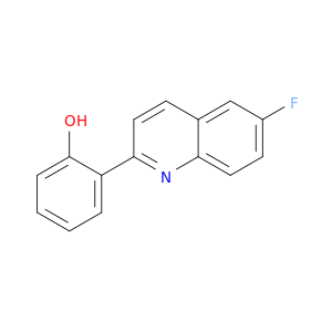 Phenol, 2-(6-fluoro-2-quinolinyl)-