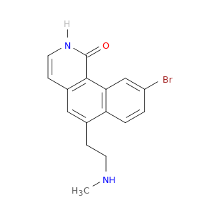 Benz[h]isoquinolin-1(2H)-one, 9-bromo-6-[2-(methylamino)ethyl]-